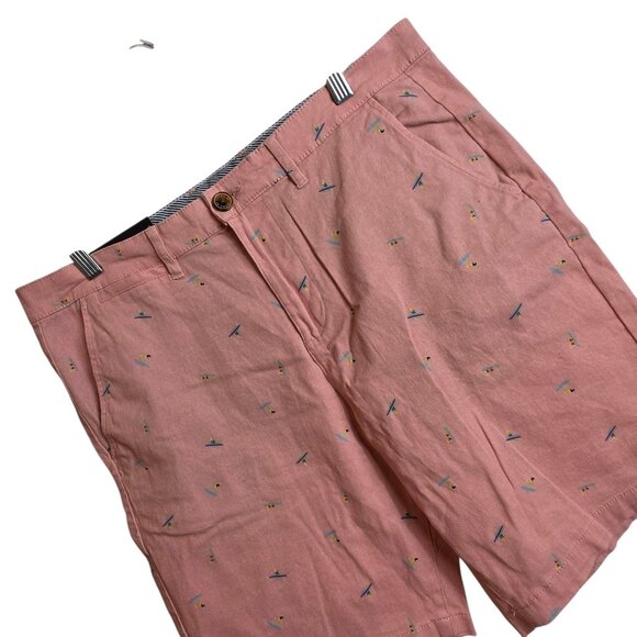 JACHS New York Other - 🔴 Jachs Shorts Mens 32 Surfer Print Bleecker Stretch Casual Chino Summer Beach